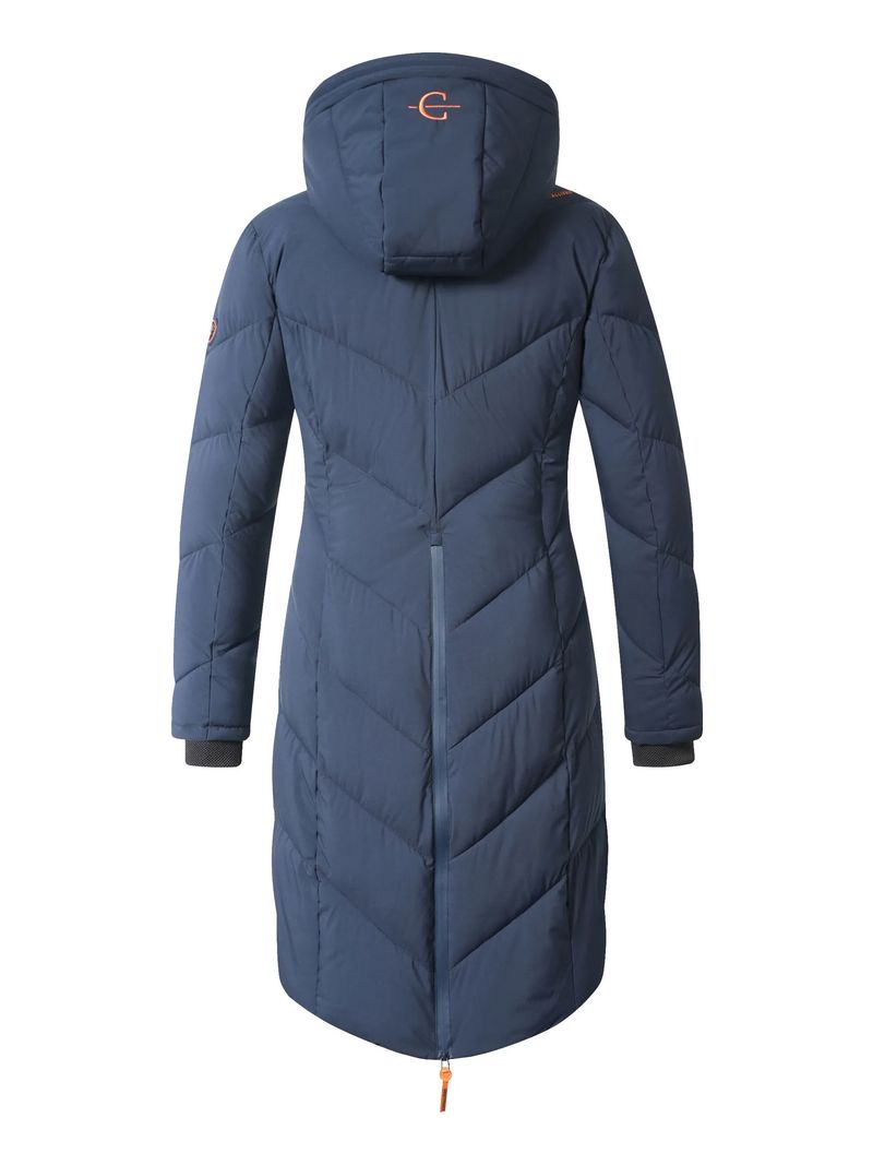 Prod covalliero Płaszcz damski zima dark navy tył