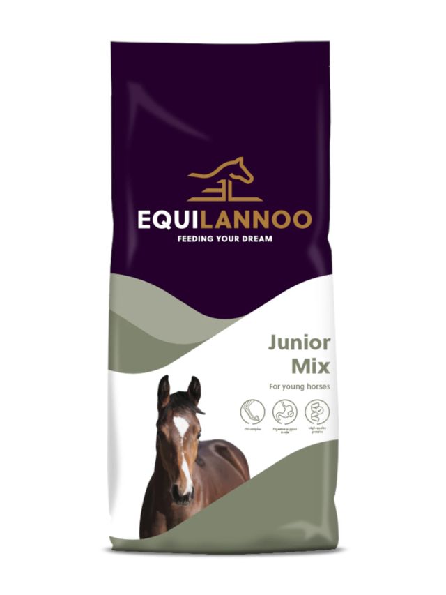 Equilannoo Junior Mix 20kg, musli z Linamix dla źrebiąt i młodych koni w wieku od 1 do 3 lat