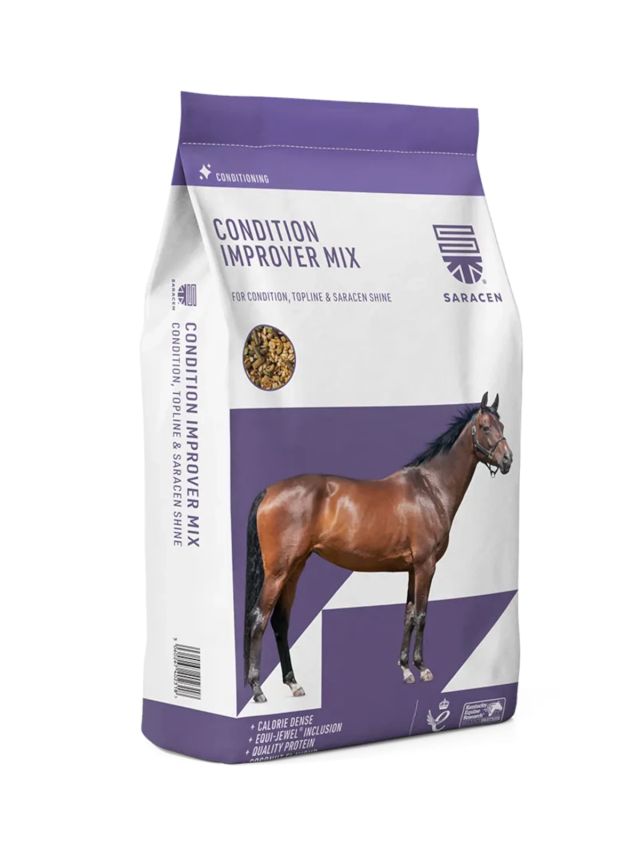 Saracen Condition Improver Mix 20 kg, musli z otrębami ryżowymi budujące masę i mięśnie konia