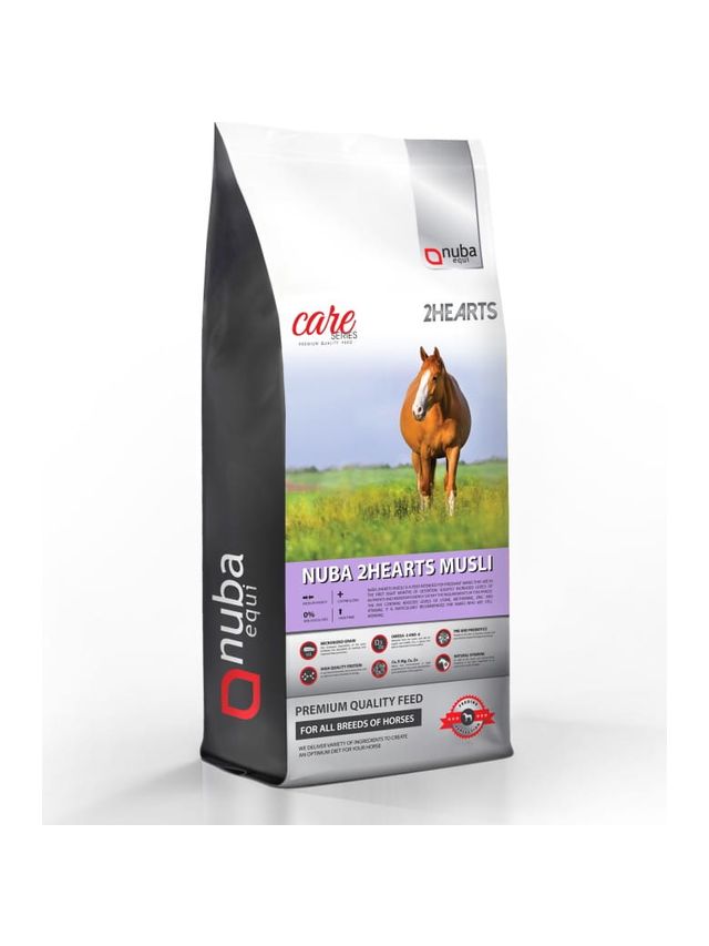 Nuba 2Hearts Musli 2G 20kg  Pasza dla klaczy hodowlanych w pierwszych miesiącach ciąży
