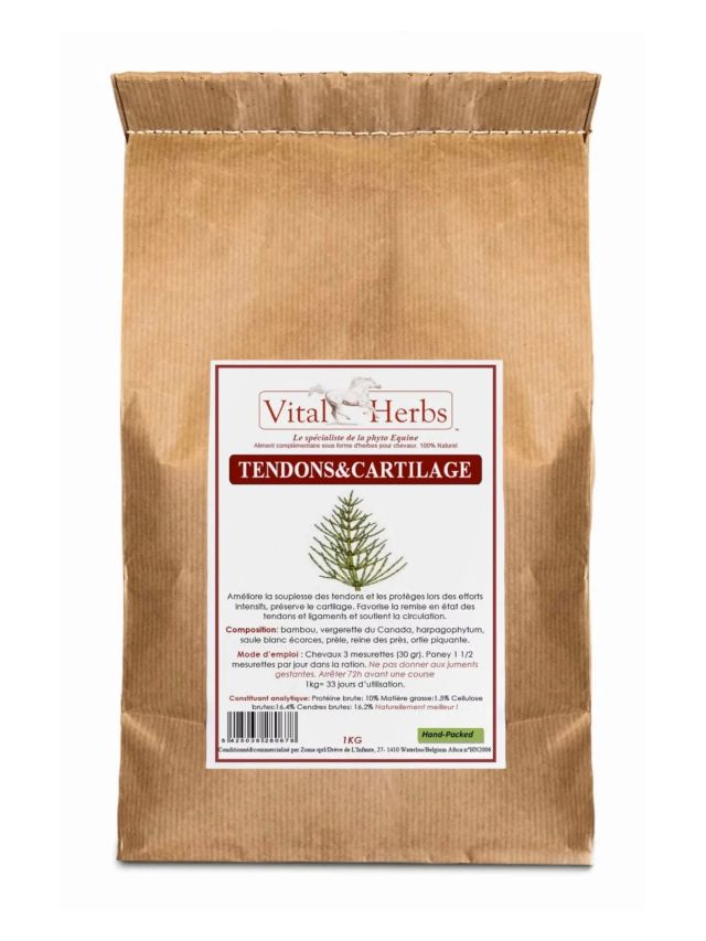 Vital Herbs Tendons 1 kg, zioła na ścięgna, więzadła i chrząstki konia