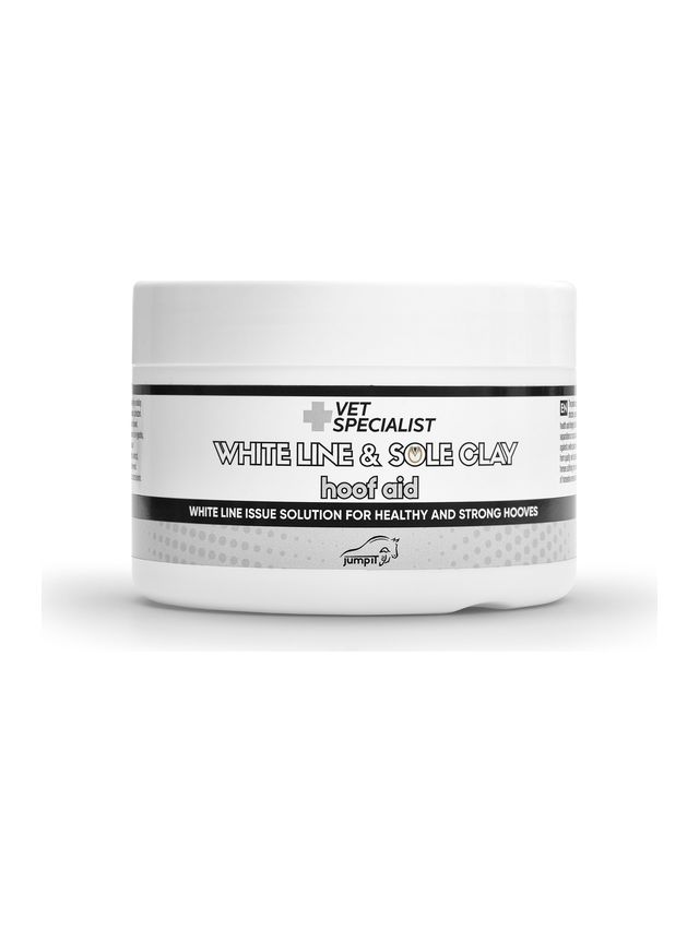 Hoof aid white line clay