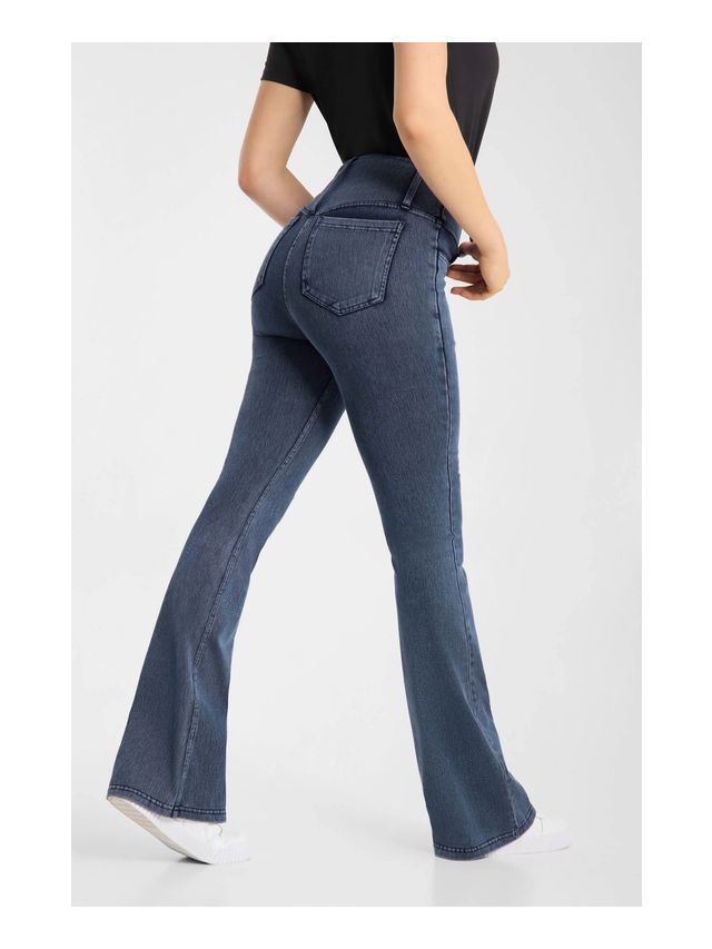 Leginsy jeansowe bootcut Emery Horze, 40