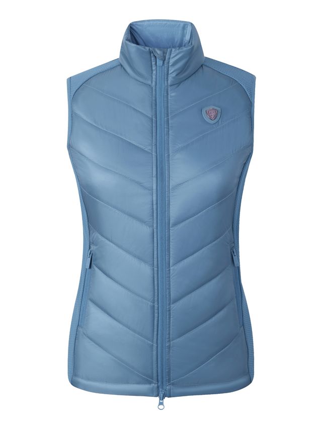 Kamizelka pikowana S/S, smoked blue r.S Covalliero