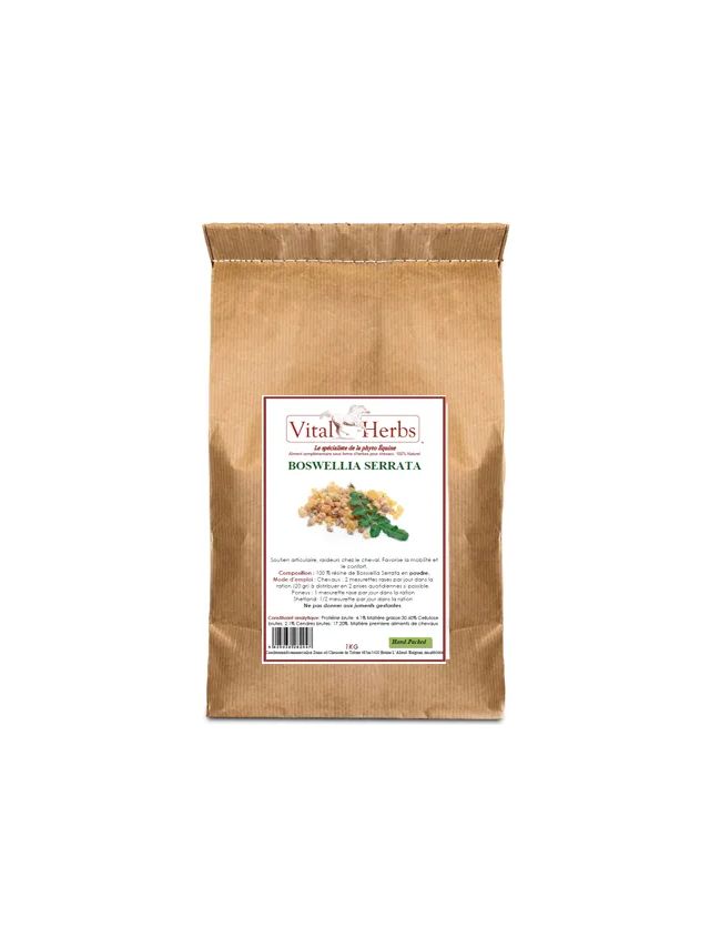 Boswellia Serrata Vital Herbs 1kg - Wsparcie stawów, sztywność u koni. Wspomaga mobilność i komfort ruchu.
