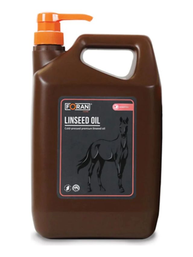 Foran Linseed Oil 4,5L - naturalny olej lniany dla koni | Obiegły Equestrian