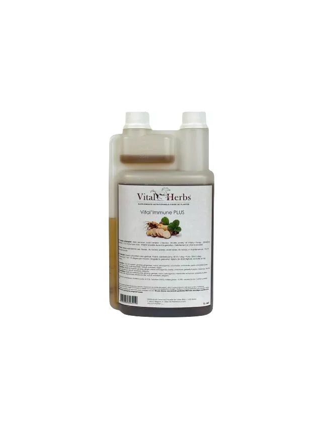 Vital Herbs Vital Immune Plus 1 l, ziołowy płyn wspierający odporność konia