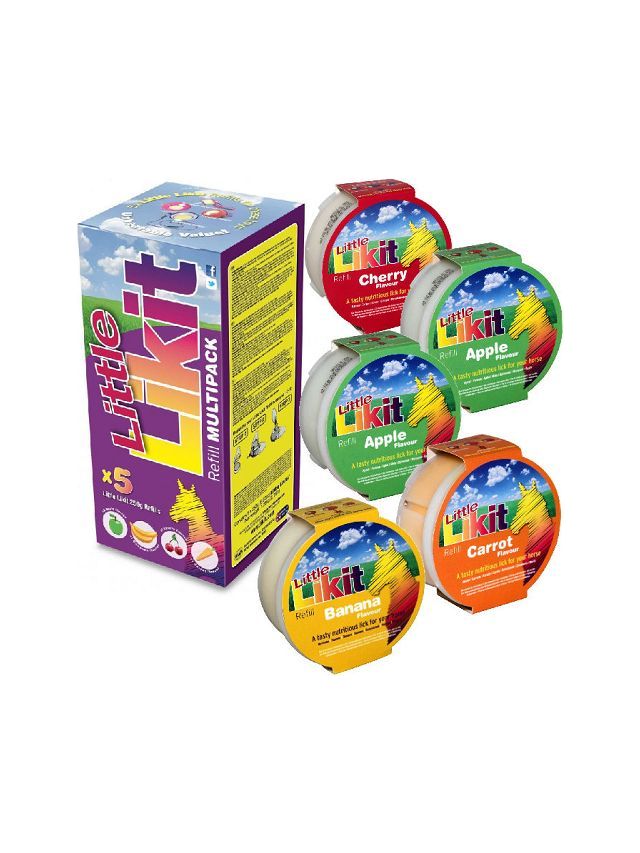 Lizawka Likit Multipack 5x250g (jabłko, banan, wiśnia , marchew)