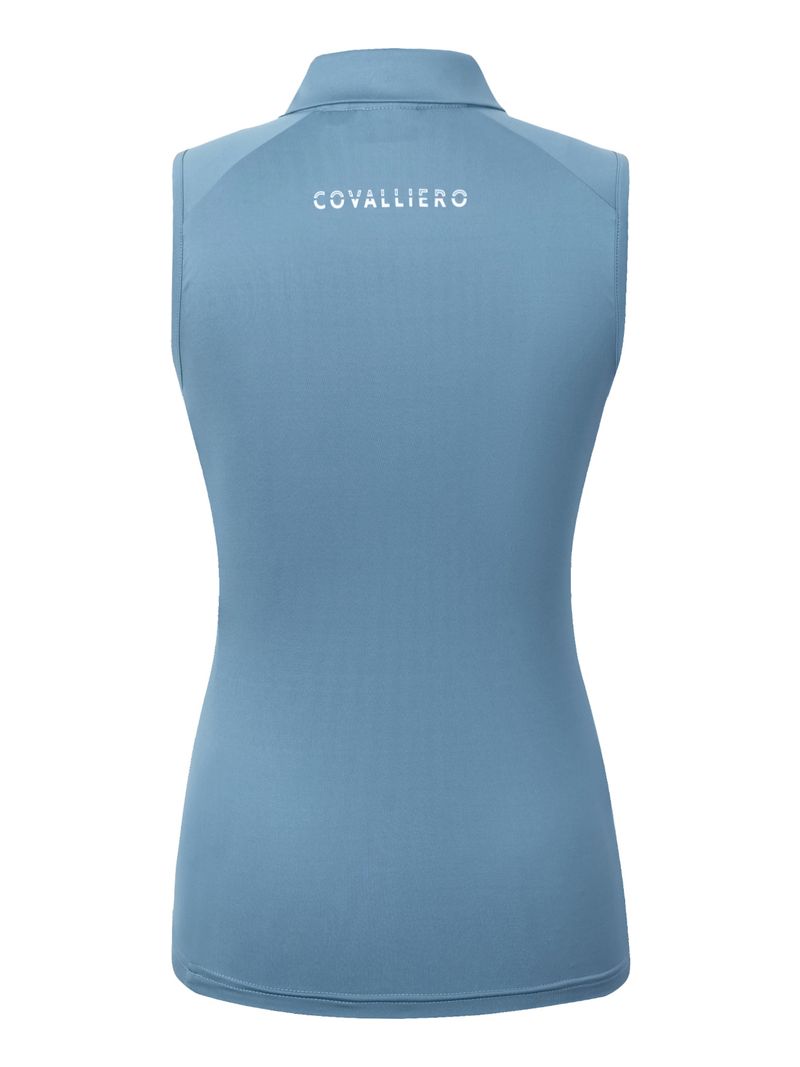 Top S/S smoked blue r.S Covalliero