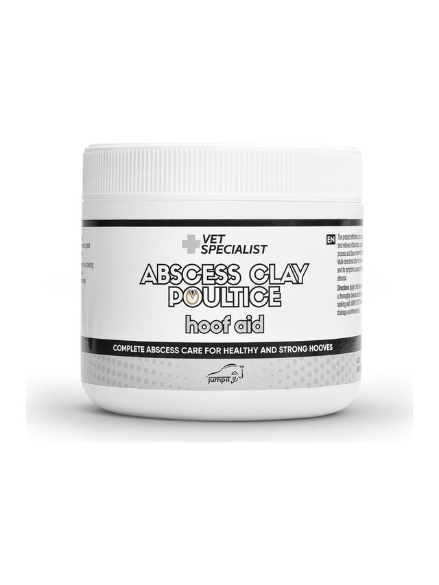 Hoof aid abscess clay