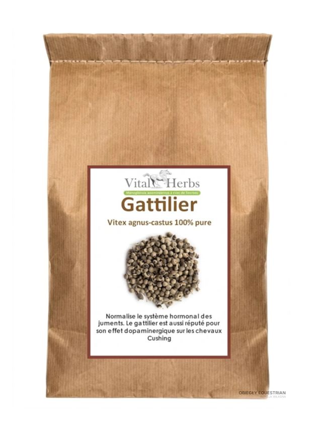 Vital Herbs Gattilier Niepokalanek pospolity 1kg - hormon w normie | Obiegły Equestrian