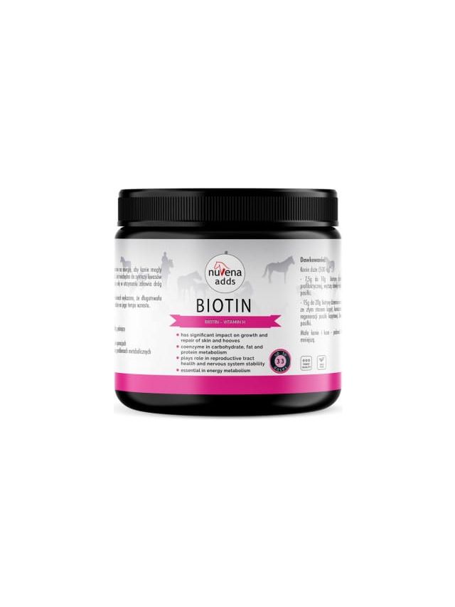 NuVena - Biotin 1000g - biotyna dla koni