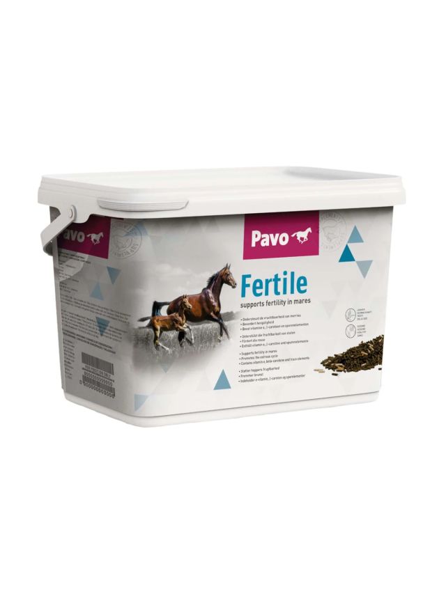 Pavo Fertile 3kg, suplement wspierający płodność i ruję u klaczy (wiaderko)