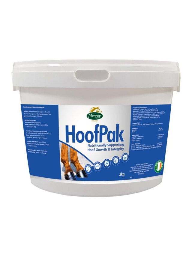 Mervue wsparcie kondycji kopyt hoofpak 2kg