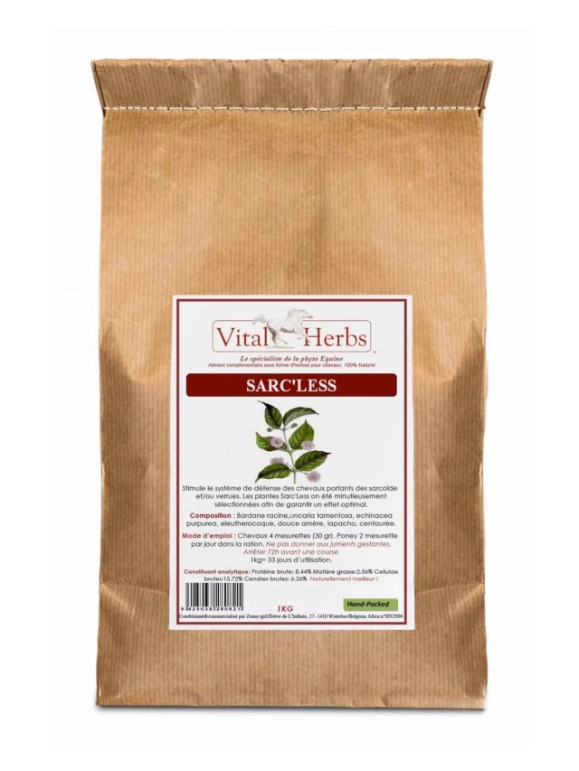 Vital Herbs Sarc Less 1 kg, zioła na sarkoidy dla konia