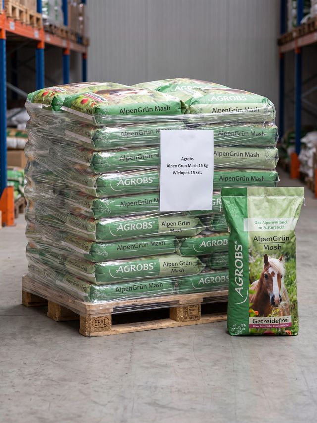 Wielopak - Alpen Grun Mash 15 kg - paleta 15 sztuk