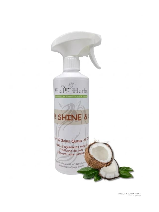 Super Shine Care Vital Herbs - spray do rozczesywania i nabłyszczania, odżywka | Obiegły Equestrian