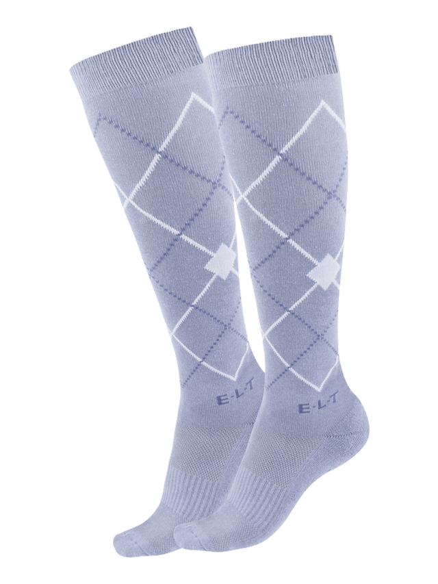 Skarpety Argyle blue grey