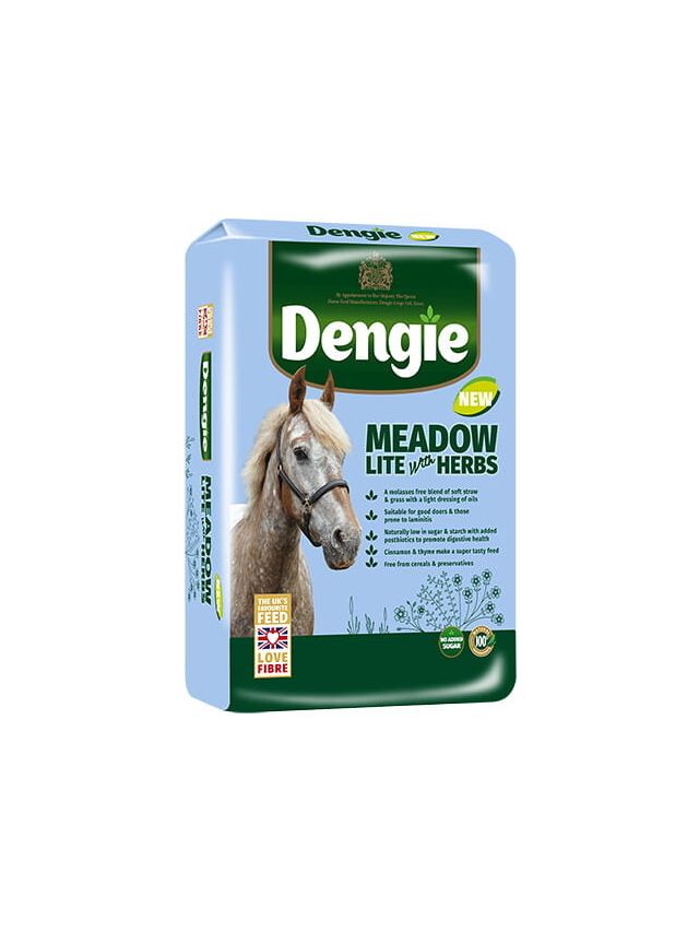 Dengie Meadow Lite with Herbs 15 kg - niskokaloryczna sieczka dla koni