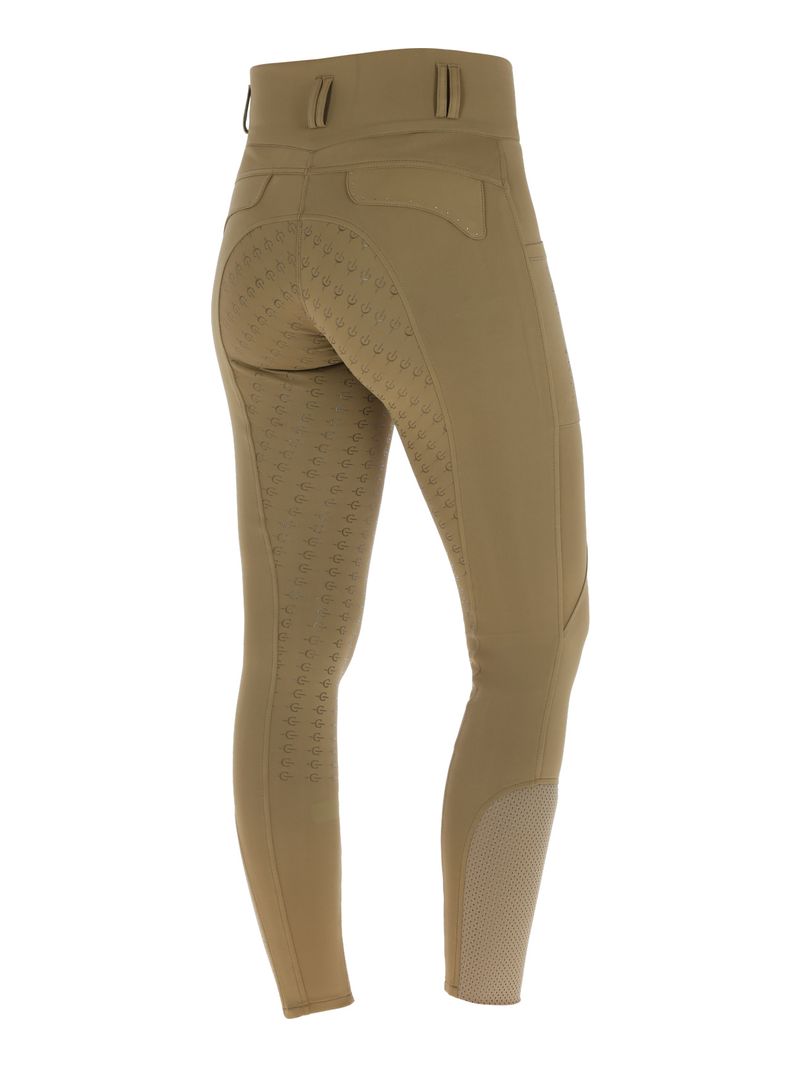 Bryczesy High waist S/S, walnut r.36