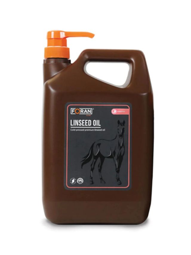 Foran Linseed Oil 4,5L - naturalny olej lniany dla koni | Obiegły Equestrian