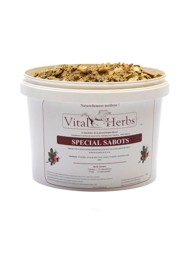 Vital Herbs Special Sabots 1 kg, ziołowa mieszanka wzmacniająca róg kopytowy i kopyta konia
