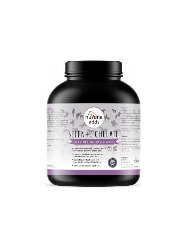 NuVena - Selen + E Chelate 2000g - chelat selenu z witaminą E dla koni