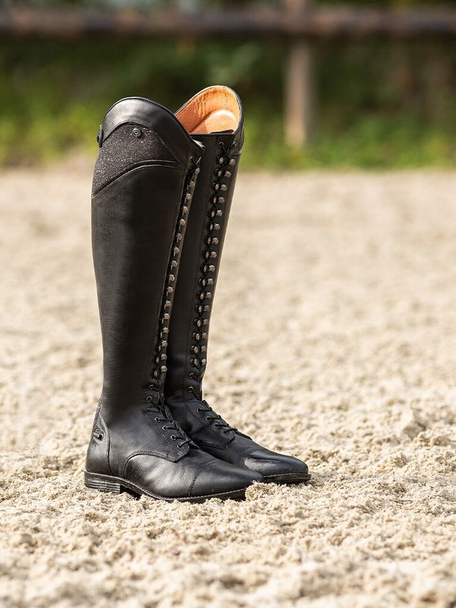 Oficerki jeździeckie Hailey wide- Szersze w łydce