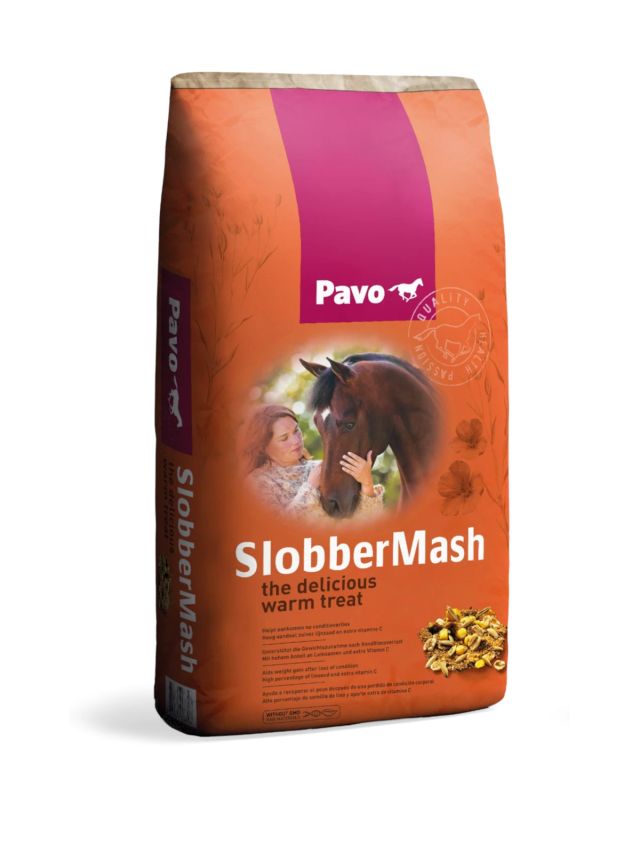 Pavo SlobberMash, lekkostrawny mesz z siemieniem lnianym i owsem dla koni