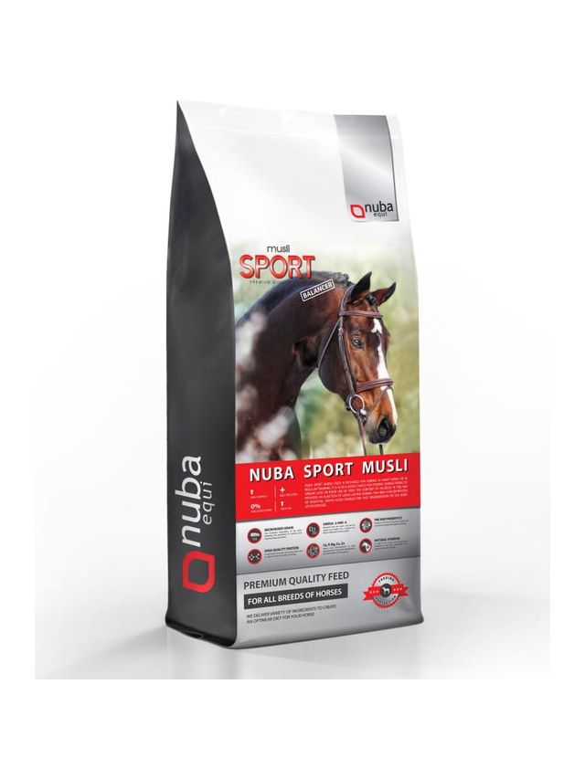 Nuba Sport Musli 2G 20kg Pasza wysokoenergetyczna dla koni sportowych