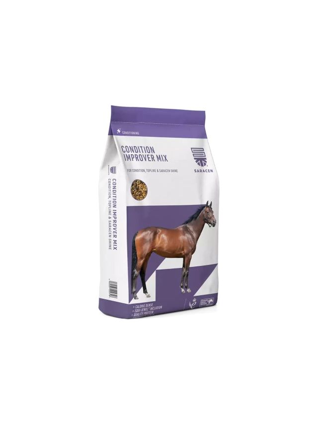 Saracen Condition-Improver Mix 20kg - pasza dla koni sportowych z otrębami ryżowymi