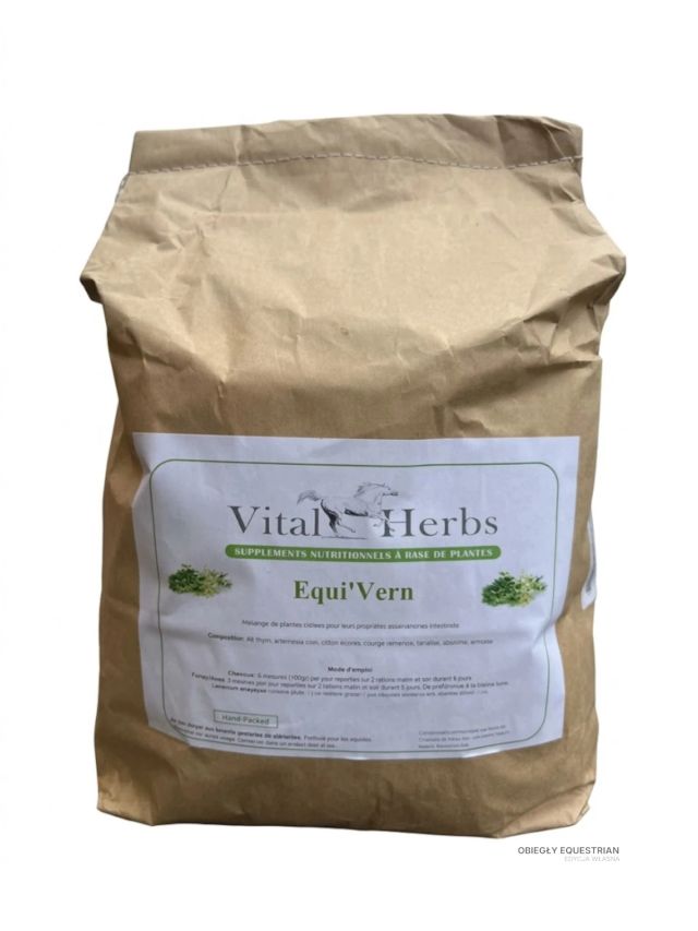 Equivern 1kg Vital Herbs - ziola na równowagę jelit konia | Obiegły Equestrian