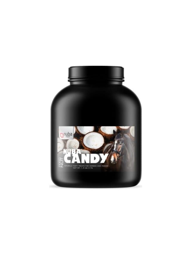 Nuba Candy Coconut 1,5 kg - Smakołyki dla koni o smaku kokosowym
