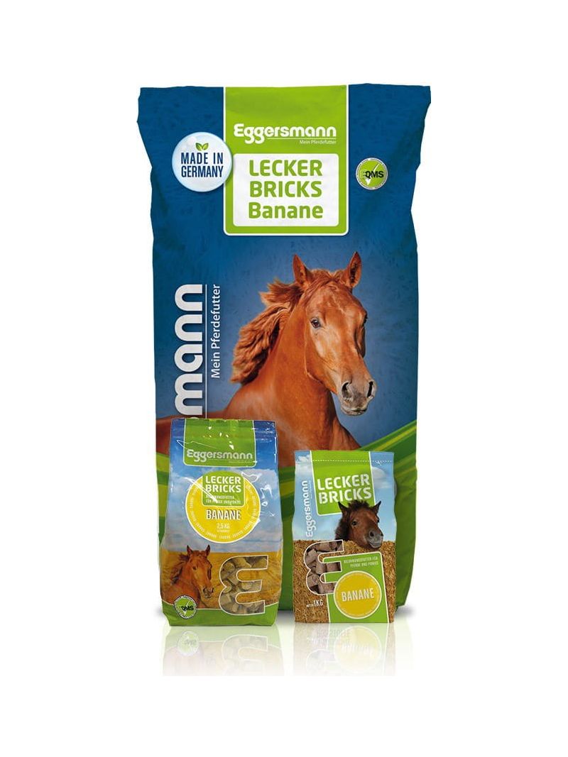 LECKER BRICKS BANANE 1KG - CUKIERKI BANANOWE