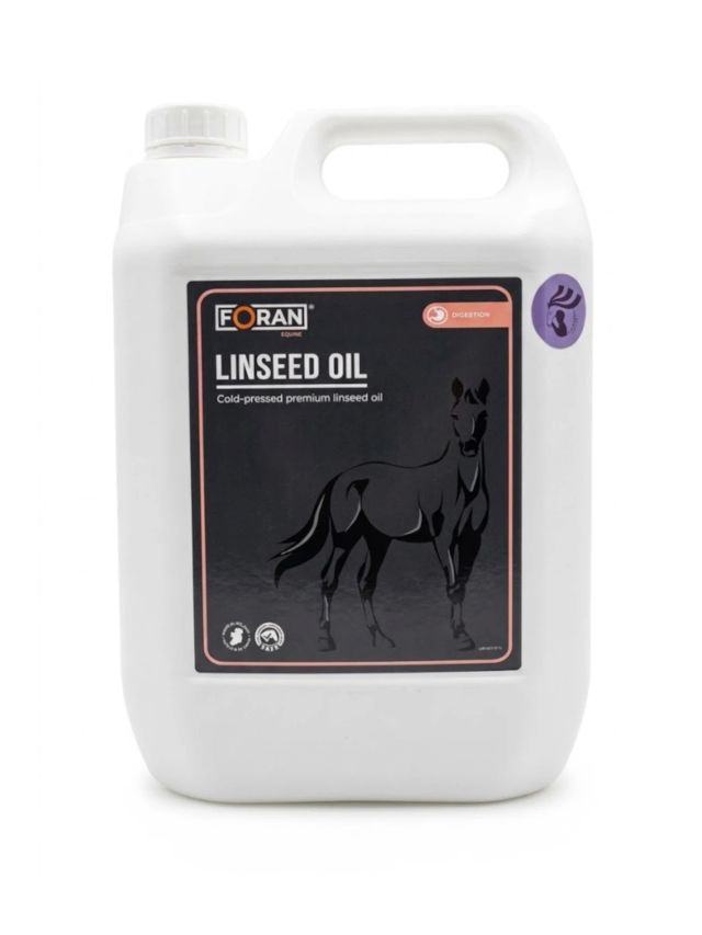 Foran Linseed Oil 10L - naturalny olej lniany dla koni | Obiegły Equestrian
