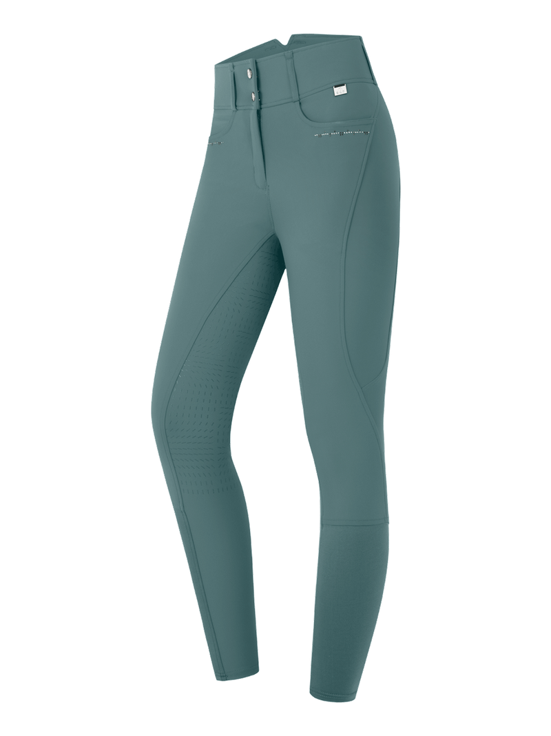 Mathilda Glam bryczesy High waist pine green, r.36