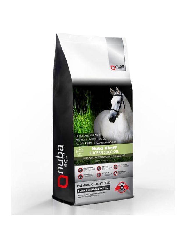 Nuba Lucern Coco Oil Chaff 15 kg - lucerna olejowana