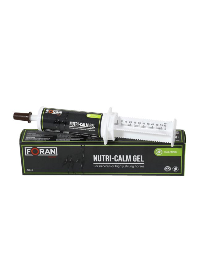 Foran Nutri-Calm pasta 60 ml, pasta uspokajająca dla konia w strzykawce z kartonikiem