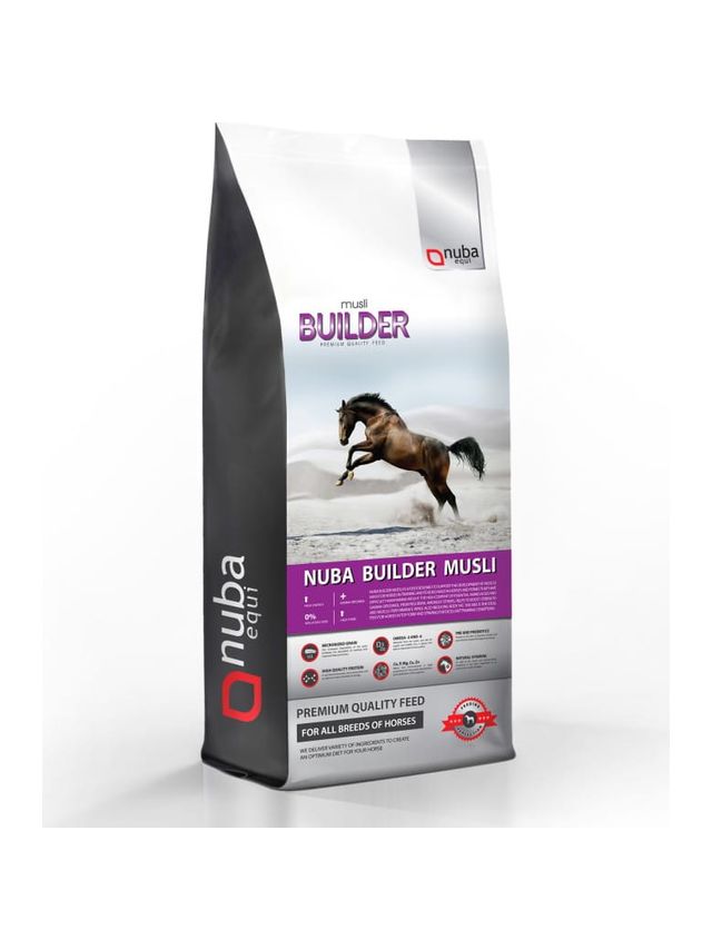 Nuba Builder Musli 2G 20kg  dla koni na rozbudowę masy mięśniowej