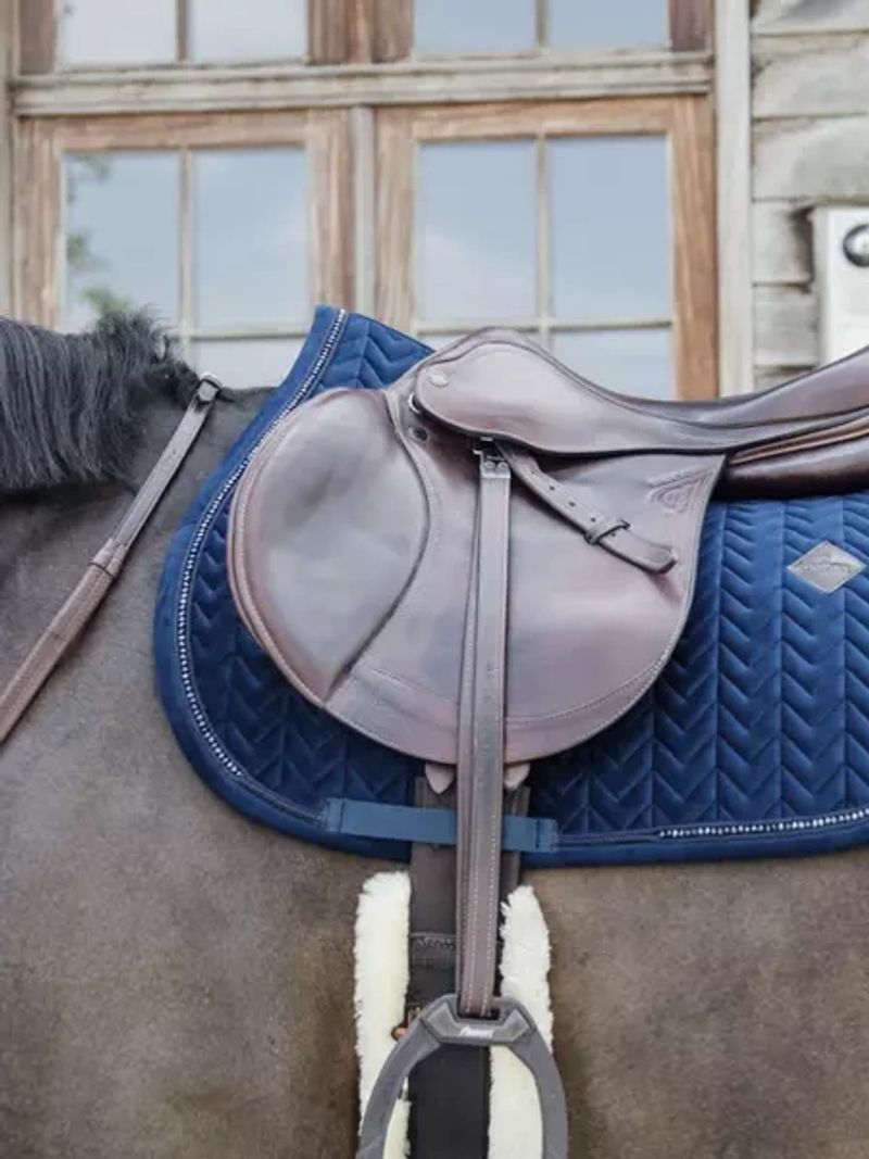 Kentucky czaprak Velvet navy ujeżdżeniowy Full