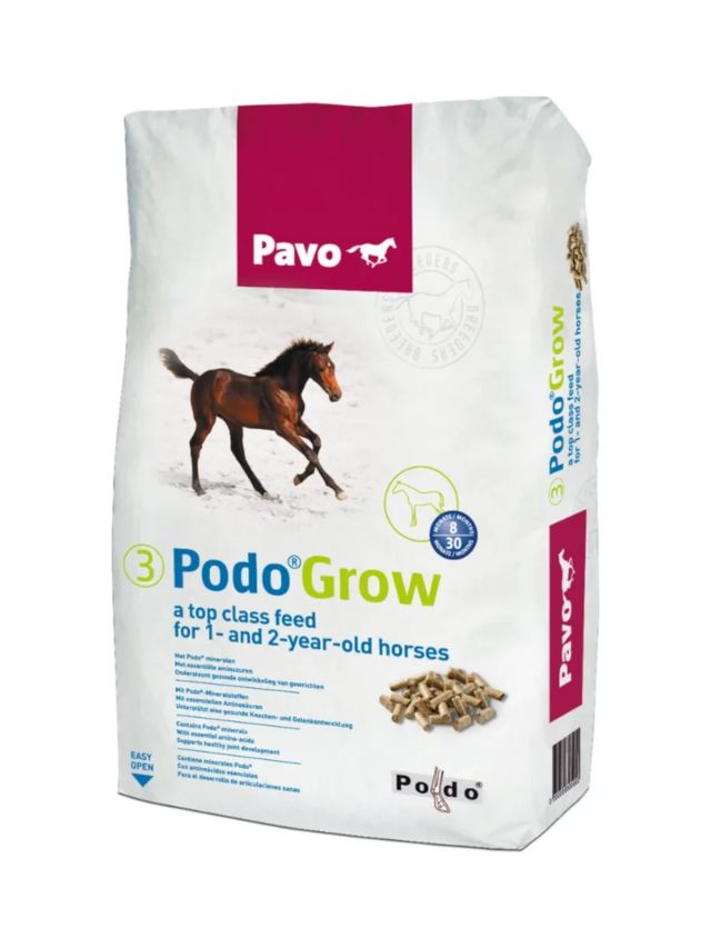 Pavo Podo Grow 20kg, granulat z kompleksem Podo dla odsadków i roczniaków