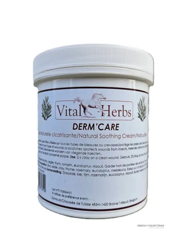 Vital Herbs Derm Care 500ml - balsam na skórę i świąd dla konia | Obiegły Equestrian