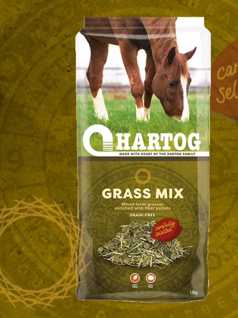 Hartog Grass Mix 18kg - olejowana sieczka z trawy