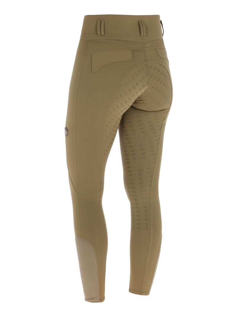 Bryczesy High waist S/S, walnut r.36