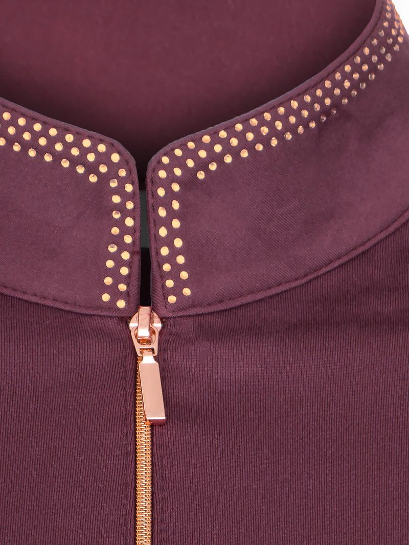 Koszulka EQ.QUEEN Mackenzie, plum S