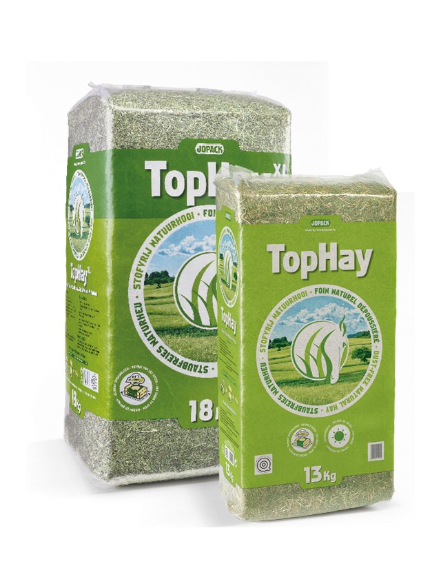 Jopack Top Hay 18 kg – siano łąkowe premium dla koni, bezpyłowe